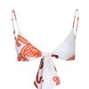 Women Juan de Dios Bikinis | Pacifico Top/White Lilies Salmon Violet-Ivory