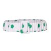 Women Juan de Dios | Ruched Belt/Green Polka-Ivory