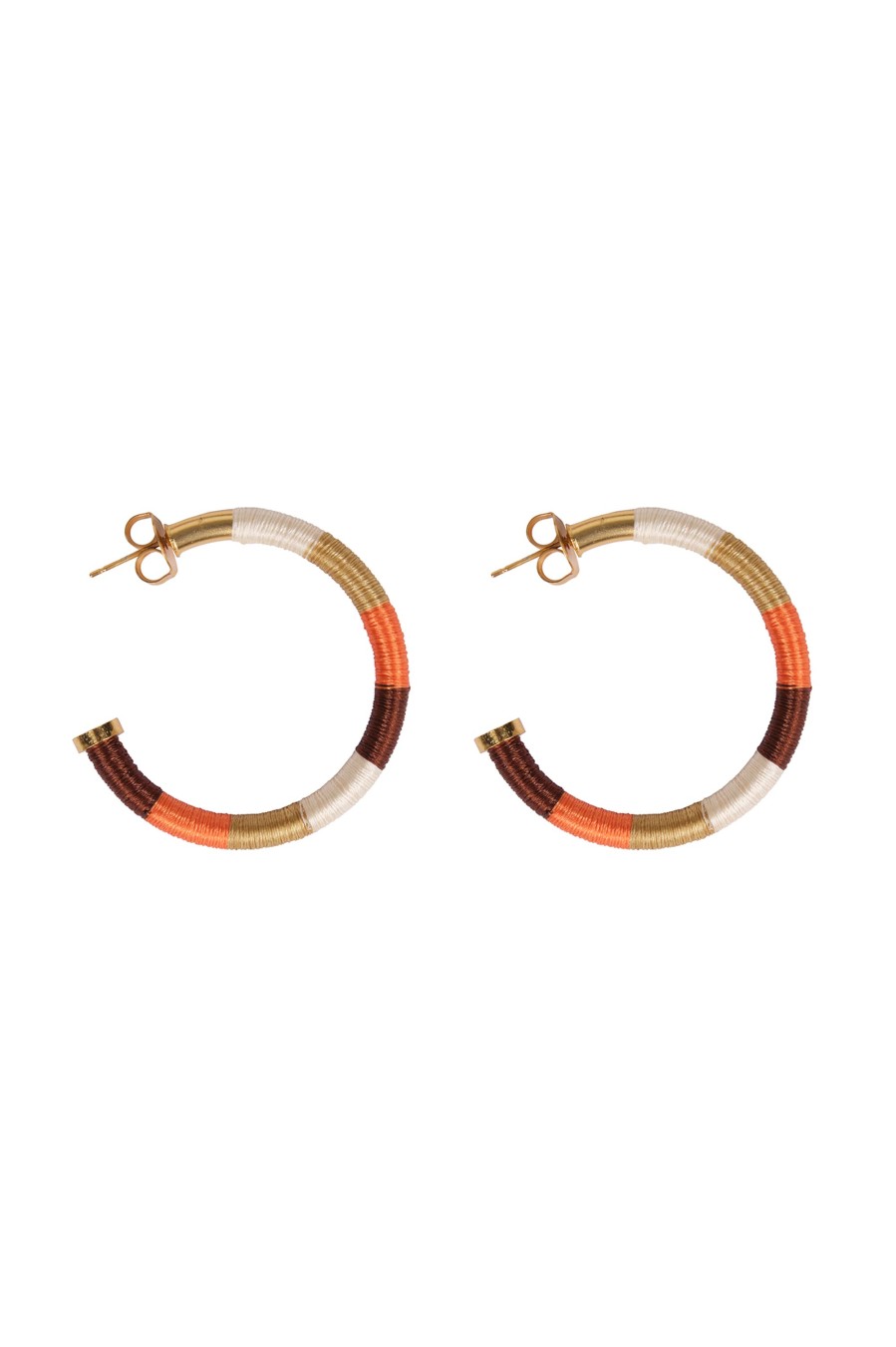 Women Juan de Dios | Golconda Earrings/Ivory Orange Terra