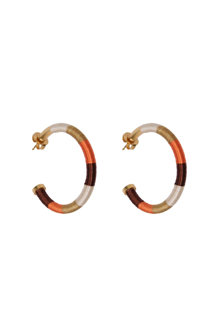 Women Juan de Dios | Golconda Earrings/Ivory Orange Terra