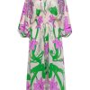 Women Juan de Dios | San Cipriano Silk Tunic/Violet Garden