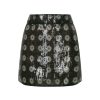 Women Juan de Dios Skirts | El Carmen Sequins Mini Skirt/Green