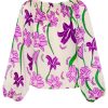 Women Juan de Dios Shirts & Blouses | Astrid Silk Blouse/Violet Flowers