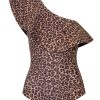 Women Juan de Dios Onepiece | Tucan One Piece/Jaguar Print-Brown