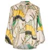 Women Juan de Dios Shirts & Blouses | Don Simon Silk Jacquard Shirt/Green