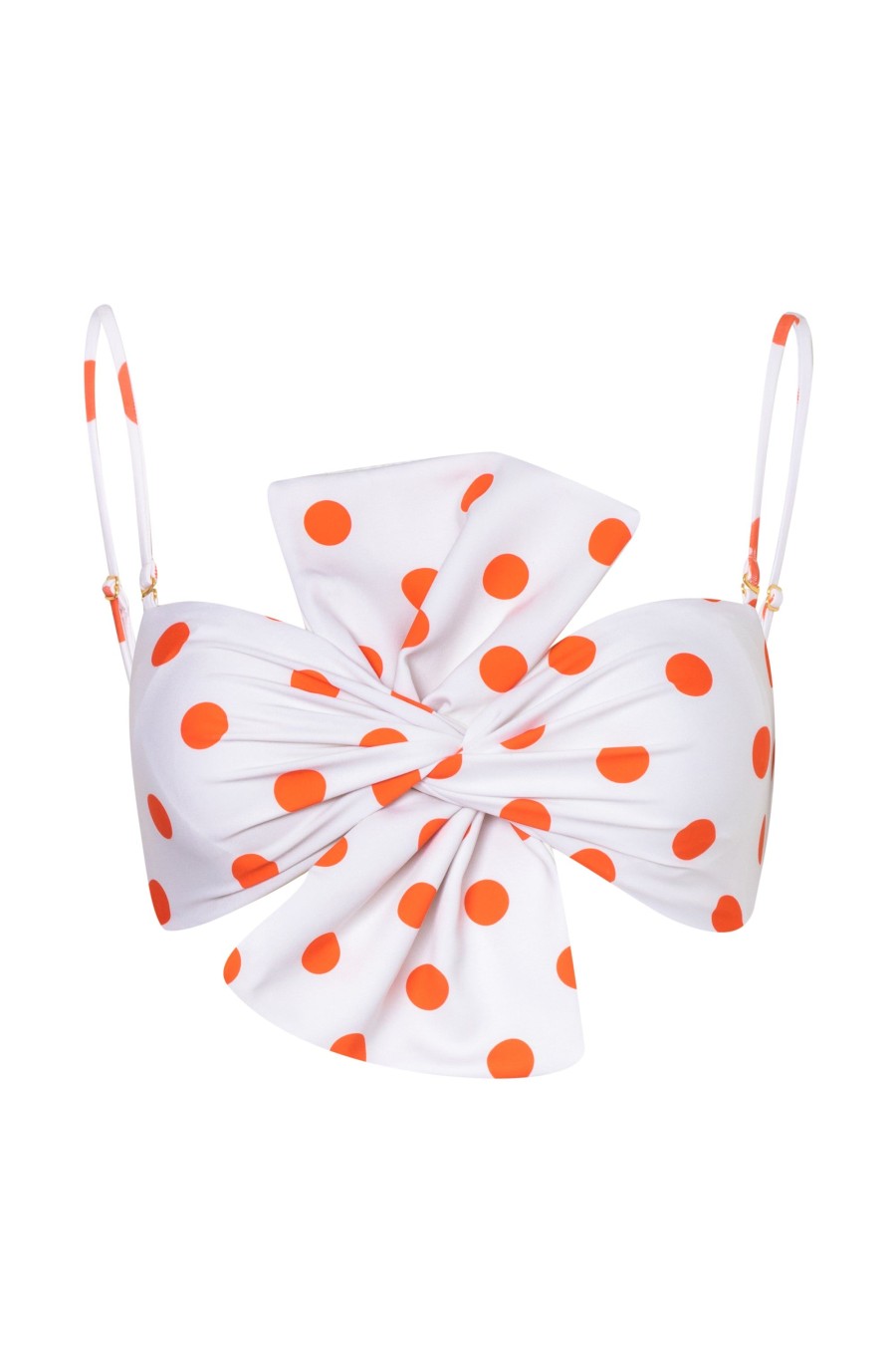 Women Juan de Dios Bikinis | Albatross Top Polka/Orange