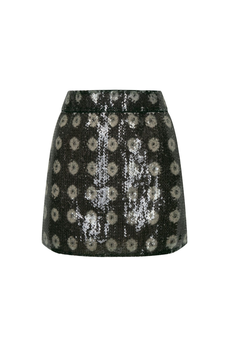 Women Juan de Dios | El Carmen Sequins Mini Skirt/Green