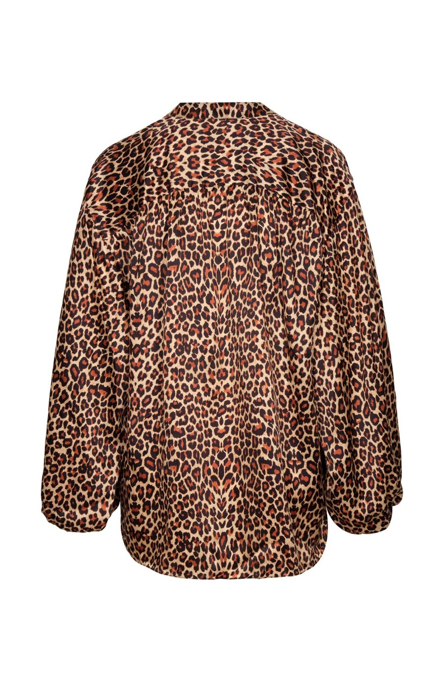 Women Juan de Dios Shirts & Blouses | Don Simon Silk Satin Shirt/Jaguar Print