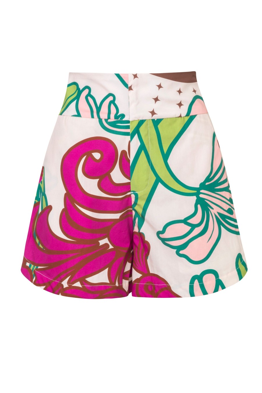 Women Juan de Dios Shorts | Tomaso Cotton Short/Beige Moon Garden