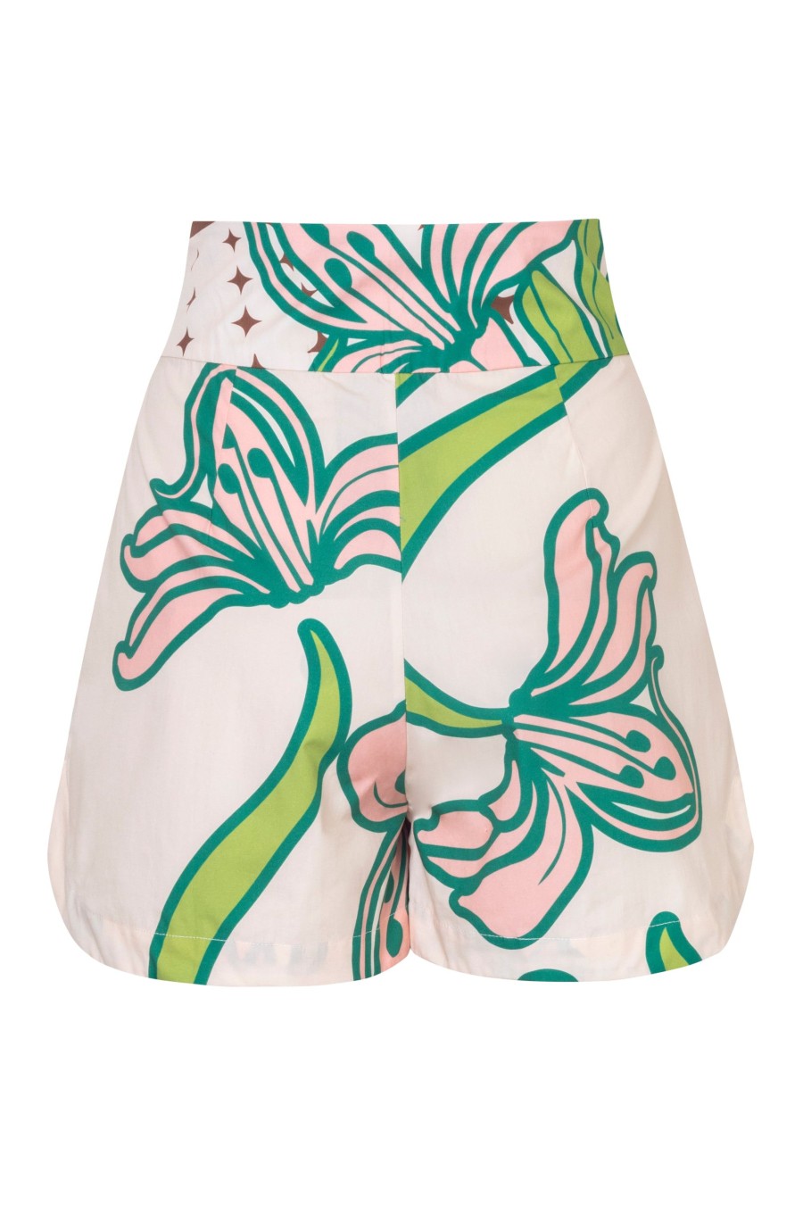 Women Juan de Dios Shorts | Tomaso Cotton Short/Beige Moon Garden