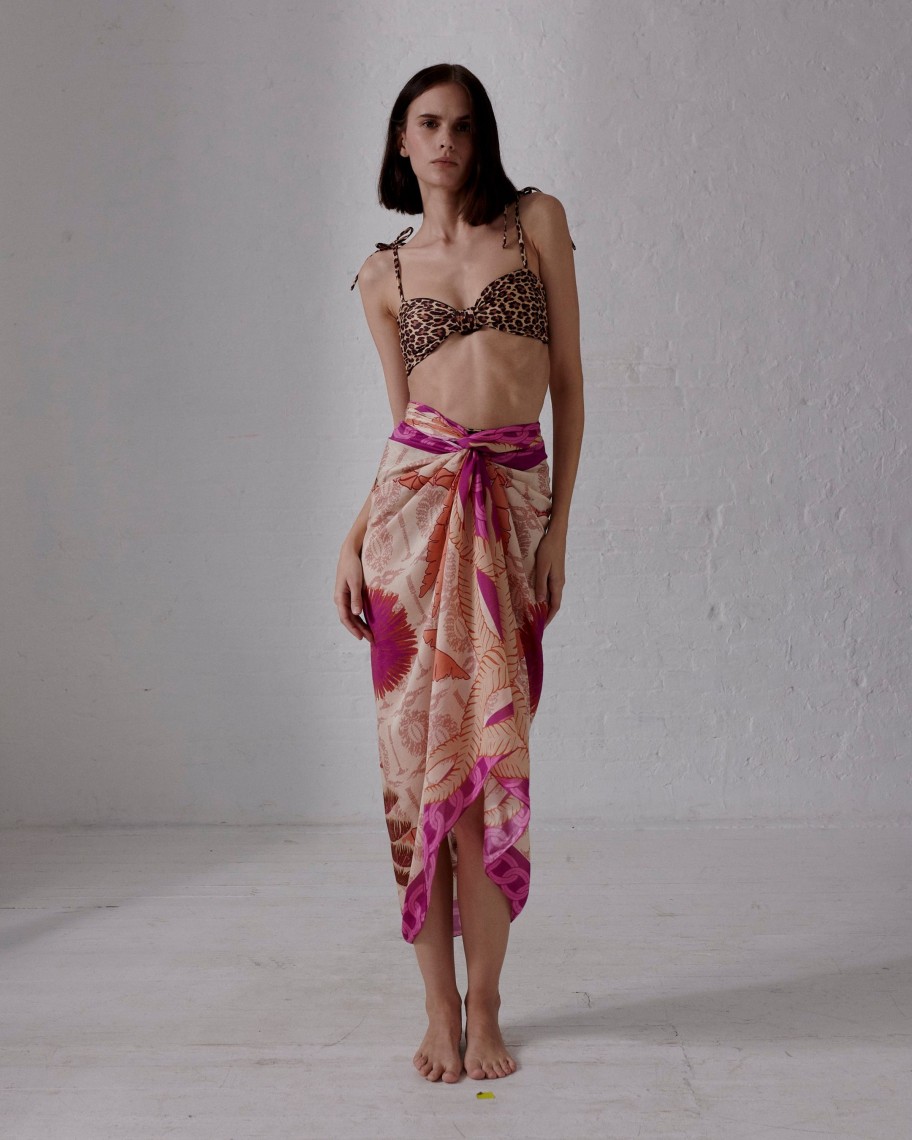 Women Juan de Dios Sarongs | De La Falaise Sarong/Fuchsia