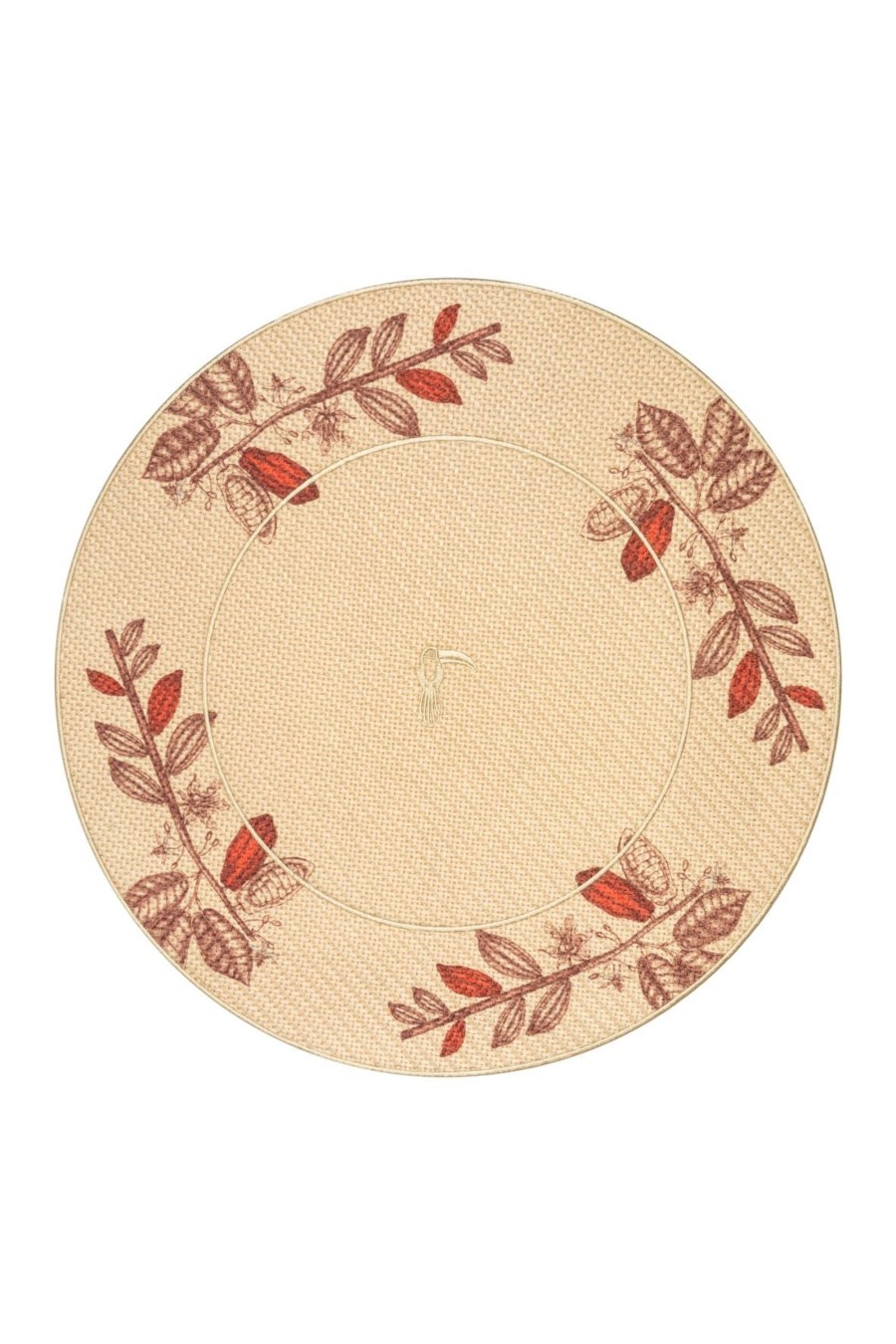 Women Juan de Dios | Cacao Fruit Placemats Set Of 4/Red