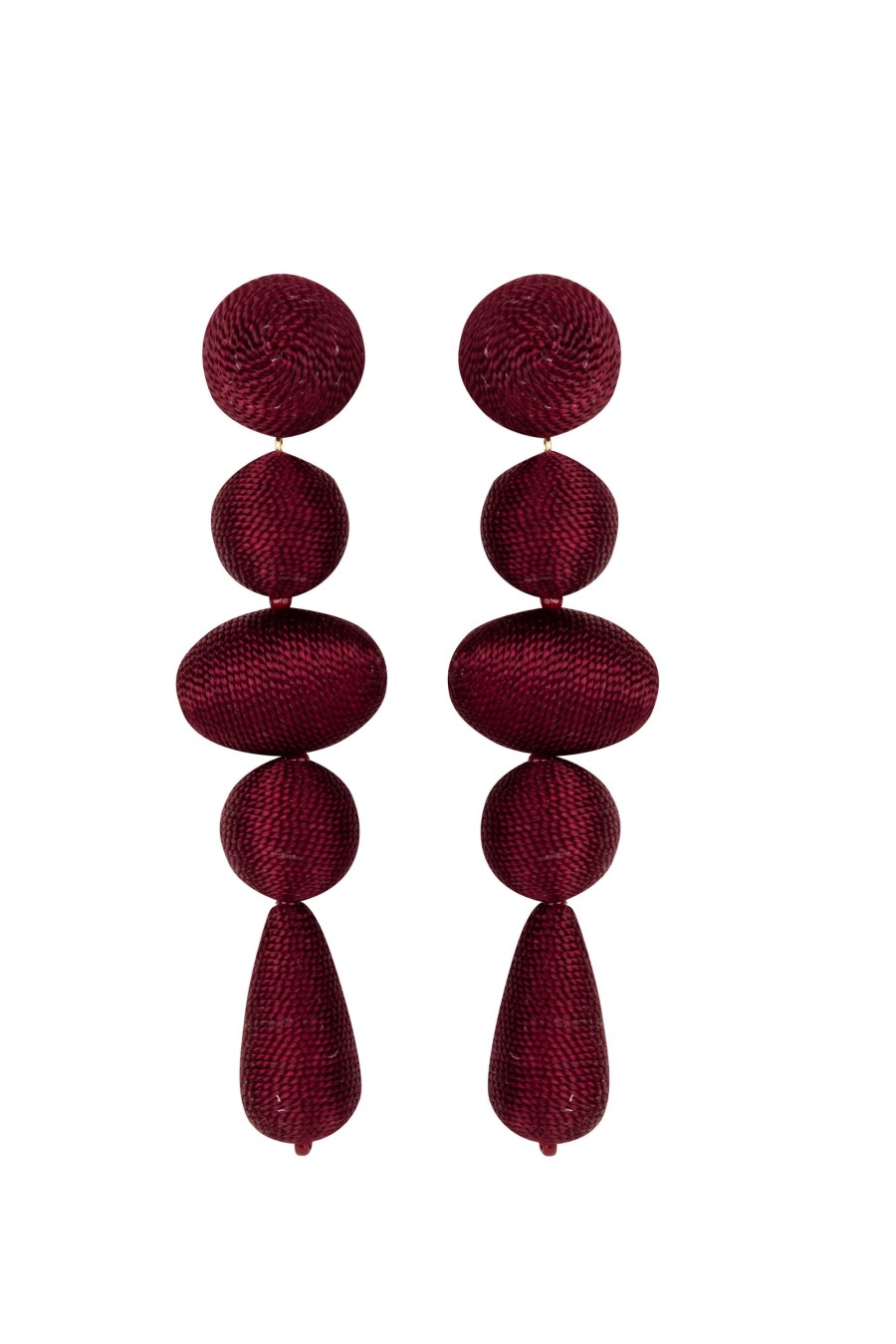 Women Juan de Dios | Jdd Lisa Drop Earrings/Wine