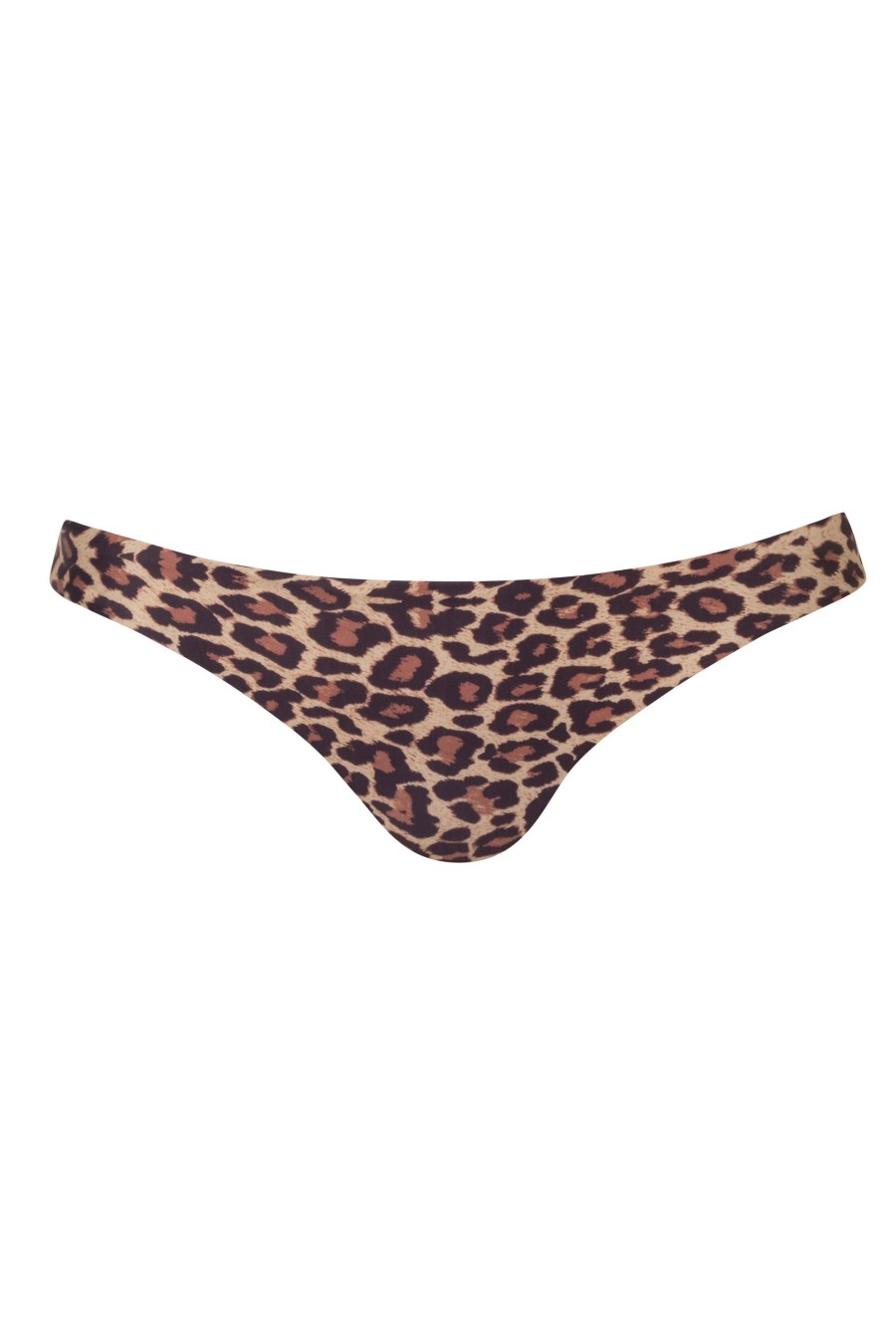 Women Juan de Dios Bikinis | Guava Bottom/Jaguar Print-Chocolate