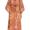 Women Juan de Dios | Morena Crepe De Chine Open Tunic/Peach Garden