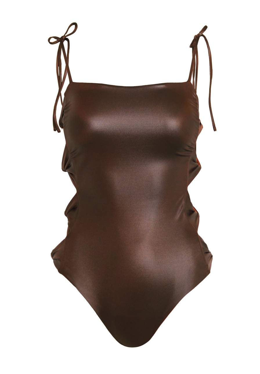 Women Juan de Dios Onepiece | Tejada One Piece/Chocolate-Terracota