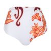 Women Juan de Dios Bikinis | Victoria Vintage Bottom/White Lilies In Salmon And Violet-Ivory