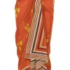 Women Juan de Dios Sarongs | De La Falaise Sarong/Orange Mangos