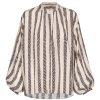 Women Juan de Dios | Don Simon Crepe Viscose Shirt/Beige Black Snake