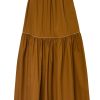 Women Juan de Dios Skirts | Ornella Cotton Maxi Skirt/Tabaco