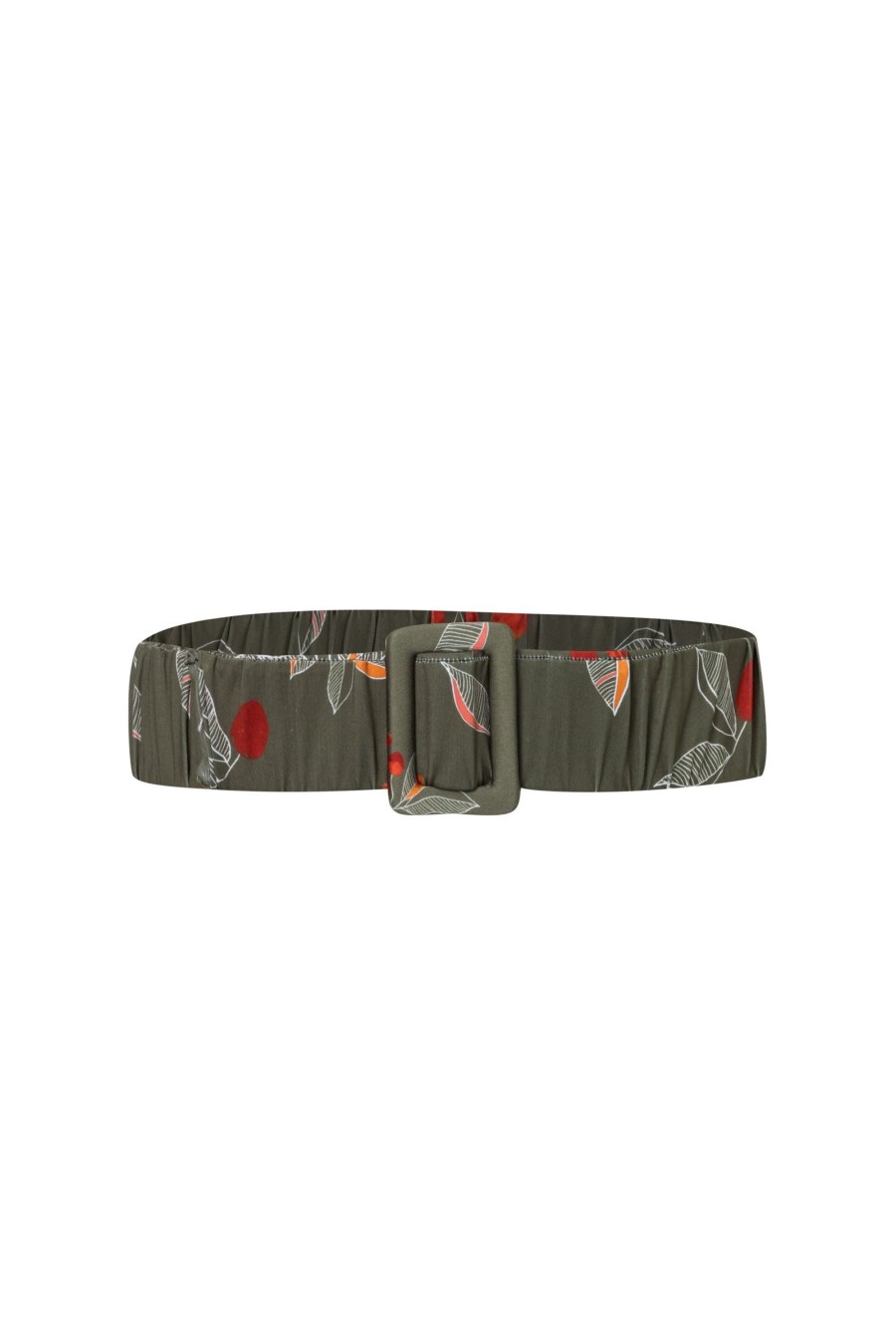 Women Juan de Dios | Ruched Belt/Olive Chontaduro