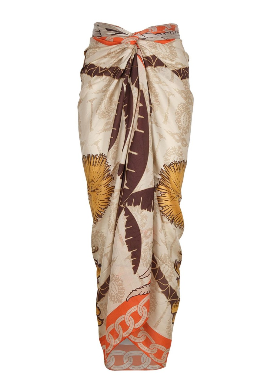 Women Juan de Dios Sarongs | De La Falaise Sarong/Orange