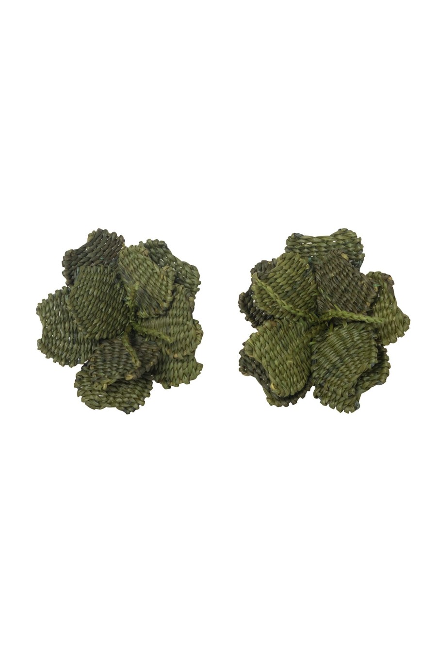 Women Juan de Dios | Buganvillas Earrings/Military Green