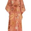 Women Juan de Dios Dresses | Morena Crepe De Chine Open Tunic/Peach Garden